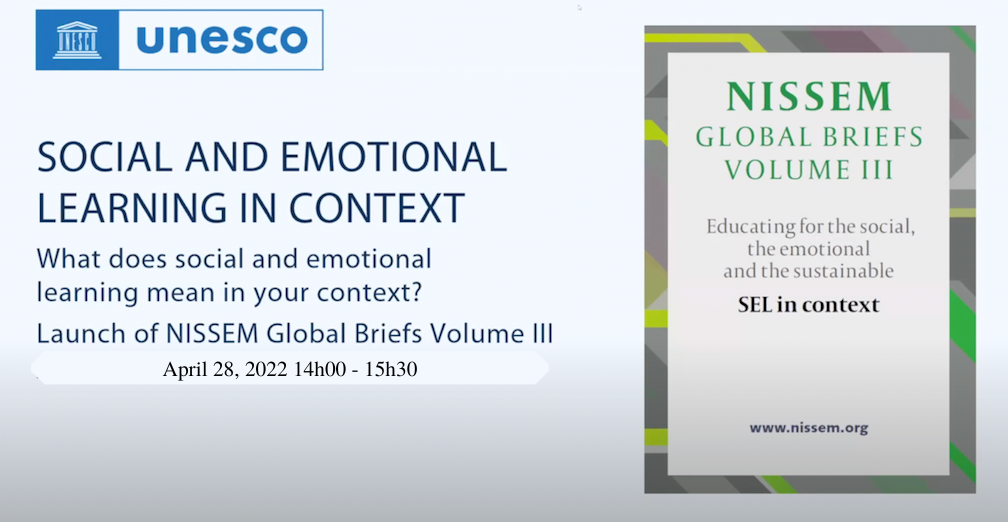NISSEM Global Briefs volume III online launch hosted by UNESCO