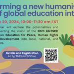 Transforming a new humanistic visition of global education into reality